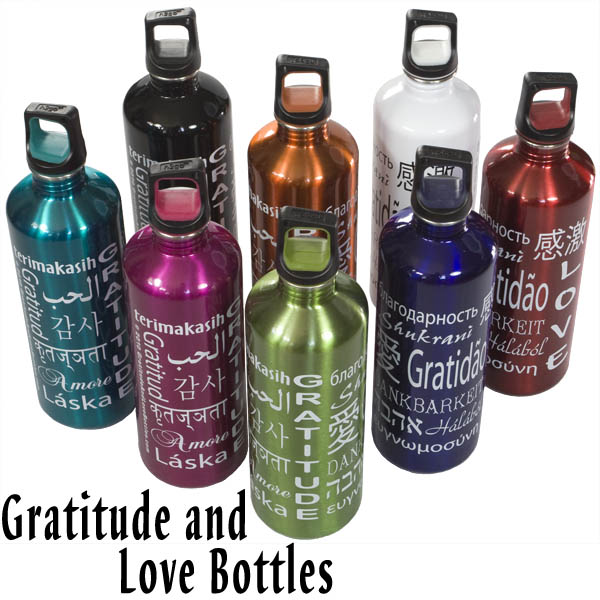 gratitude and love bottles